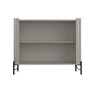 Balcão Buffet 98,5cm P/ Sala Porta Brise 100% Mdf Pés Metal - 3