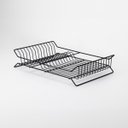 Ver imagem 1 de Escorredor de Louça para Bancada de 1 Nível Grande 14 Pratos : Inventia Aer : Cor: Preto