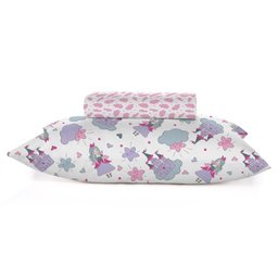Jogo de Cama Solteiro Infantil Teka 2 Peças - Princess - 1