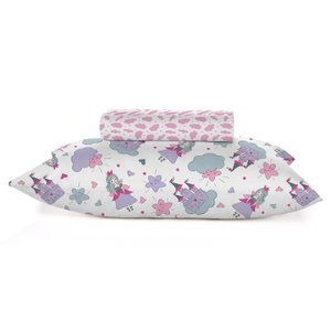 Jogo de Cama Solteiro Infantil Teka 2 Peças - Princess