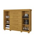 Ver imagem 5 de Cômoda Grande Reforçada Casal Havana em Mdf 5 Gavetas Fenix