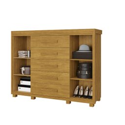 Cômoda Grande Reforçada Casal Havana em Mdf 5 Gavetas Fenix - 5