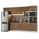 Ver imagem 3 de Armário de Cozinha Completa 330cm Branco/Rustic Stella Madesa 05