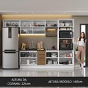 Ver imagem 6 de Armário de Cozinha Completa 330cm Branco/Rustic Stella Madesa 05