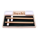 Ver imagem 1 de Kit Conjunto Refeição Oriental para Sushi em Ardosia