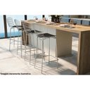 Ver imagem 4 de Banqueta de Cozinha Aço Marçal Datena Pb22cr 1 Un Cromado/courano Preto - Pozza