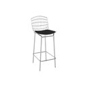 Ver imagem 2 de Banqueta de Cozinha Aço Marçal Datena Pb22cr 1 Un Cromado/courano Preto - Pozza