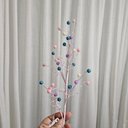 Ver imagem 2 de Haste Pascoa Ovo Perolado Colorido Rococo 53cm