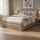 Ver imagem 4 de Saia para Cama Box Solteiro Caqui Entrega Rapida