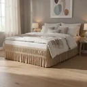 Ver imagem 2 de Saia para Cama Box Solteiro Caqui Entrega Rapida