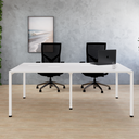 Ver mais imagens de Mesa Auxiliar Lateral para Escrivaninha Plataforma Dupla Smart 100x120cm Yescasa Branco