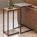 Ver imagem 3 de Kit Adega e Mesa Auxiliar Industrial Ariel Demolição - Pallazio