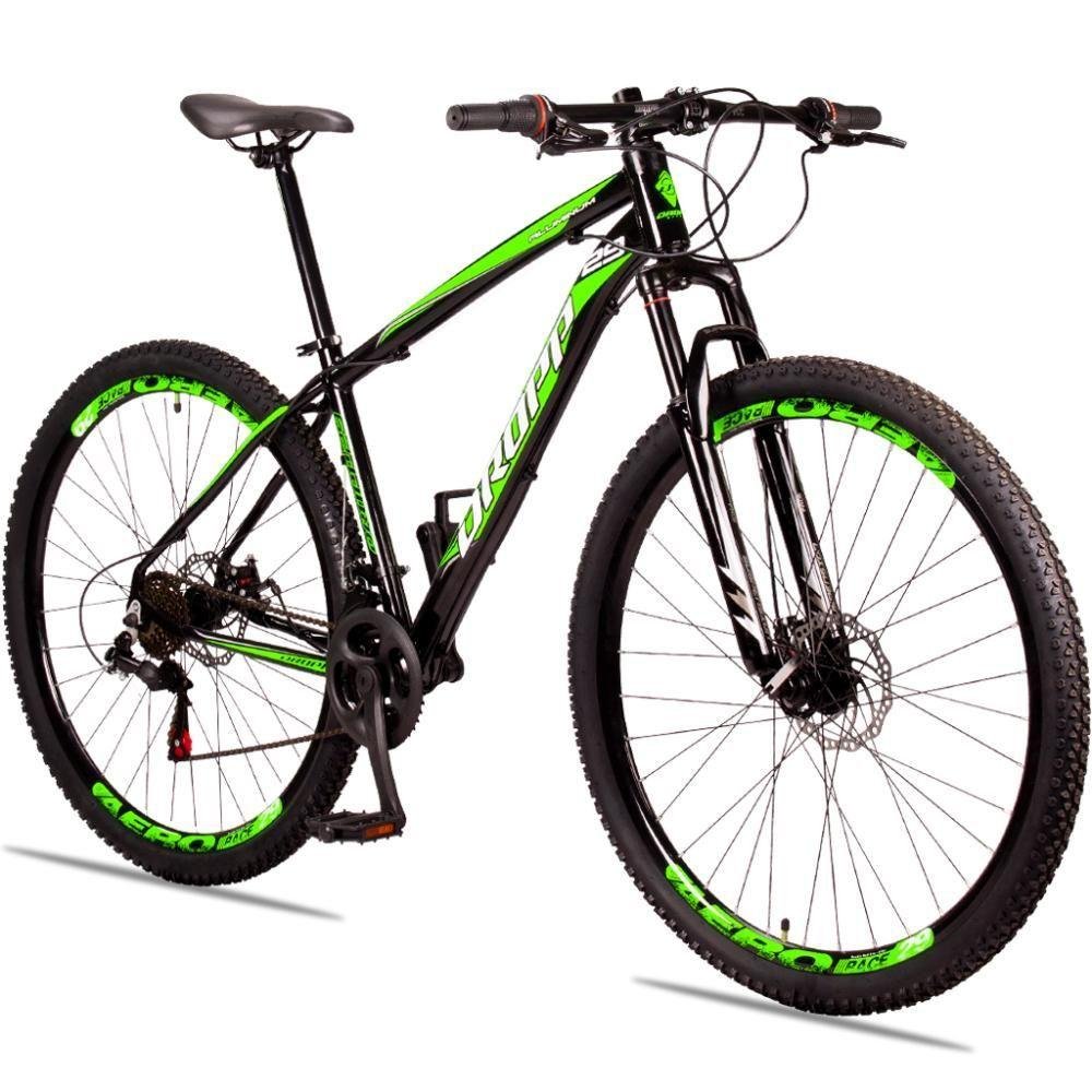 Bicicleta 29 Dropp Aluminum Preto+verde - 2