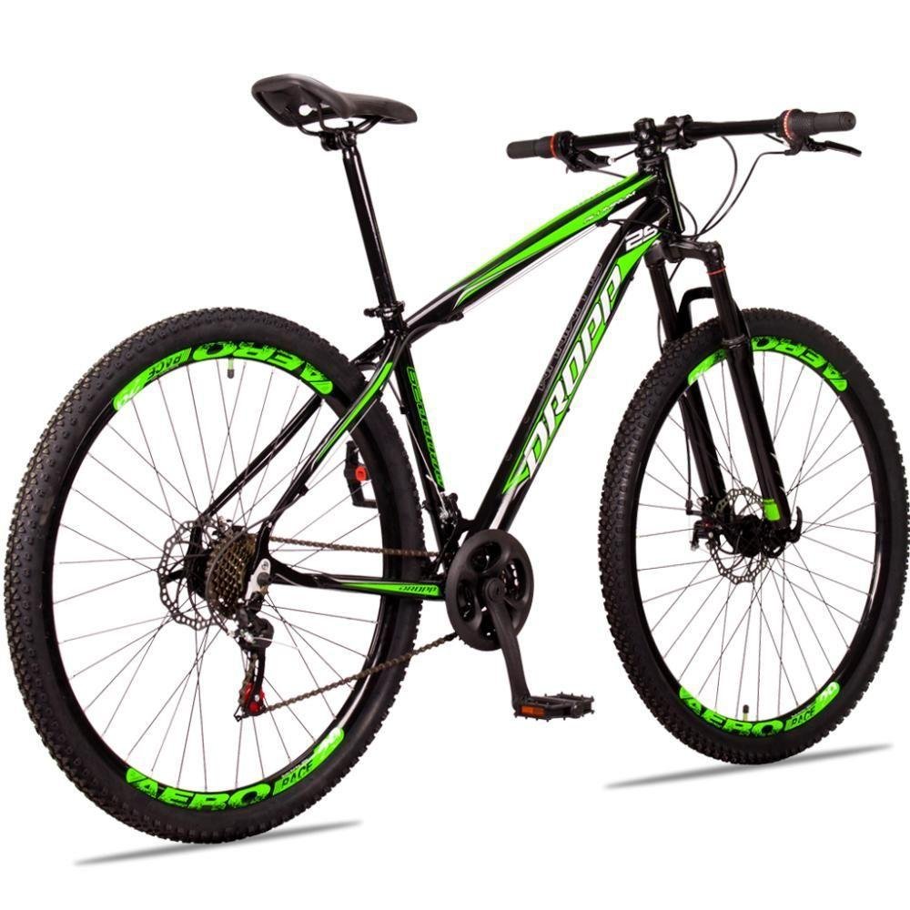 Bicicleta 29 Dropp Aluminum Preto+verde - 8