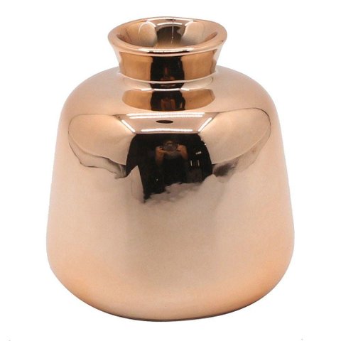 Vaso de Cerâmica Rose 7,5cm x 7,5cm x 8,5cm