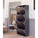 Ver imagem 5 de Sapateira Anne Preto - Moveisaqui