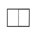 Ver imagem 1 de Vitrô 2 Folhas de Correr Aluminio Preto 1,00x1,00