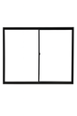 Ver imagem 1 de Vitrô 2 Folhas de Correr Aluminio Preto 1,00x1,00