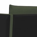 Ver mais imagens de Kit 2 Poltronas Aviv para Sala Escritório Recepção Linho Verde Premium Easy Clean Corino Preto Premi