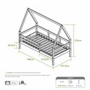 Ver imagem 3 de Cama Infantil Cabana Montessoriana Maria - Iaza Moveis