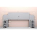 Ver imagem 2 de Cabeceira Casal Regulável com Prateleiras Acapulco