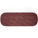 Ver imagem 7 de Kit 02 Puffs Decorativo Orgânico para Living Quarto 140cm Doha W01 Linho Bordô - Lyam Decor