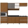 Cozinha Completa Bartira Amazonita com 9 Portas 7 Prateleiras e 4 Gavetas - 1