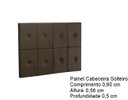 Ver imagem 2 de Painel Cama Box Prime Solteiro 0,90 Ferrari Cor Marrom