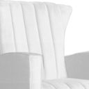 Ver imagem 4 de Kit Poltrona Amamentação Balanço + Puff Suede Branco - Vallisa Decor