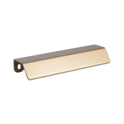 Puxador Alça de Sobrepor Dourado 128mm para Móveis Armários Cômodas Torralba Pv22