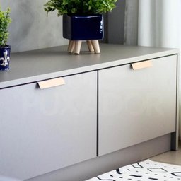 Puxador Alça de Sobrepor Dourado 128mm para Móveis Armários Cômodas Torralba Pv22 - 6