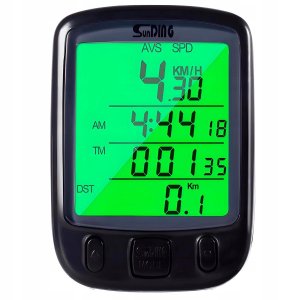 Computador Ciclismo Digital Iluminação Led e À Prova D'água