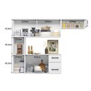 Ver imagem 3 de Armario Cozinha 7 Portas e 2 Gavetas Juliete