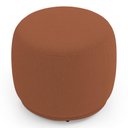 Ver imagem 3 de Poltrona Decorativa com Puff Orgânico Molly Bouclê Terracota - Desk Design