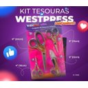 Ver imagem 3 de Kit De Tesouras Profissionais 4 Medidas Westpress Premium