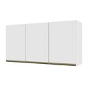 Ver imagem 1 de Armário Aéreo Cozinha 120 Cm 3 Portas 6123.23 Branco - Indékes