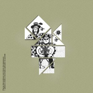 Lampião e Maria Bonita - Quadro ou Placa Decorativa com 8 Peças É Decoração Quadros e Placas Decorat