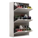 Ver imagem 2 de Sapateira Armário Organizador Basculante 18 Pares 3 Portas:branco