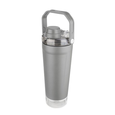 Garrafa Térmica Inox 700ml Parede Dupla Cinza para Suplemento