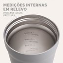 Ver imagem 3 de Garrafa Térmica Inox 700ml Parede Dupla Cinza para Suplemento
