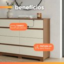 Ver imagem 6 de Cômoda 8 Gavetas Apolo