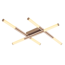 Ver imagem 5 de Plafon de Sobrepor Palito Dourado (c)86cm (l)70cm (a)7cm 6x6w 2700k 1800lm - Cd017
