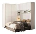 Ver imagem 2 de Guarda Roupa Armário de Casal com 6 Portas para Cama Box Branco