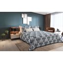 Ver imagem 2 de Kit Colcha Montblanc Imperial 103 Navy Solteiro 180x230cm