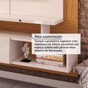 Ver imagem 7 de Painel para TV até 60 Polegadas 152cm x 160cm com 2 Portas Basculantes Aquiles Espresso Móveis