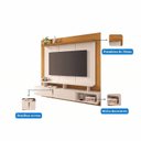 Ver imagem 4 de Painel para TV até 60 Polegadas 152cm x 160cm com 2 Portas Basculantes Aquiles Espresso Móveis