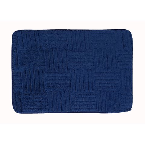 Tapete Antiderrapante com Felpa Macio 45 Cm X 65 Cm - Azul Royal