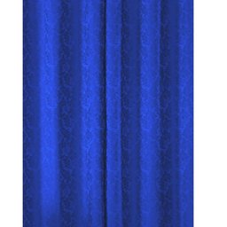 Cortina Sala Jacquard 2.80m X 1.70m Semi Blackout Requinte Varão Simples:Azul Royal - 2 Cortina Sala Jacquard 2.80m X 1.70m Semi Blackout Requinte Varão Simples:Azul Royal - 2