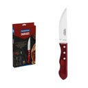 Ver imagem 1 de Conjunto de Facas para Churrasco Jumbo Tramontina em Aço Inox com Cabo Vermelho Polywood 4 Peças