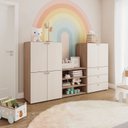 Ver imagem 1 de Guarda-Roupa Infantil com Nicho e 3 Gavetas Frame Yescasa